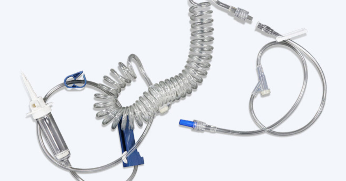 amu【Ⅳ】テキスト付 Aniset Anti-Kink® Spiral IV Administration Set | Millpledge